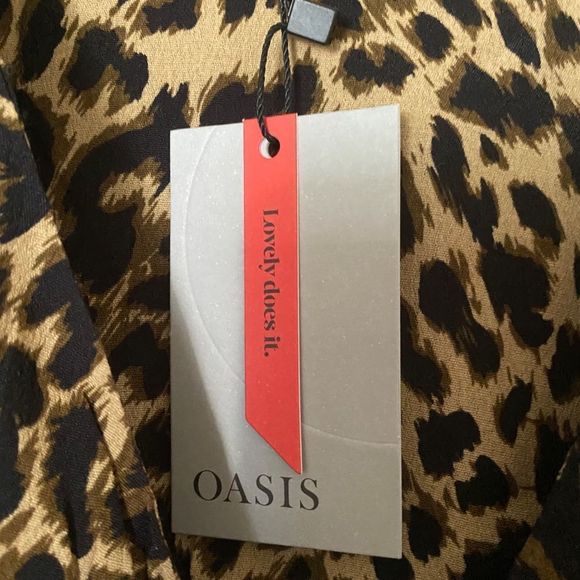 ⭐️Host Pick⭐️ 🆕 Oasis: US 8/UK 12: Leopard Print Midi Dress - Picture 14 of 15